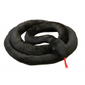 Lean Toys Plush Black Snake Mascot 110 cm Lean Toys Plush Black Snake Mascot 110 cm