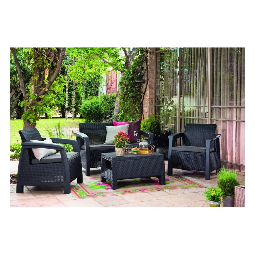 Garden furniture set Bahamas Set grey