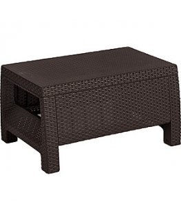 Garden table Corfu brown