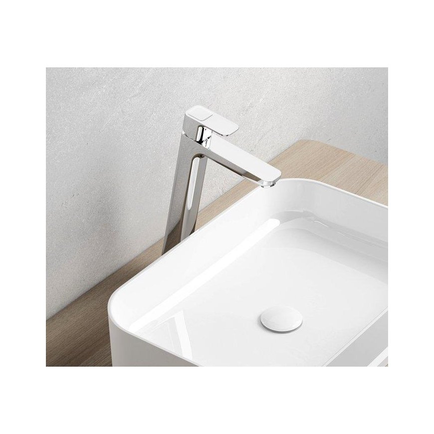 Fiksuotas praustuvo sifono vožtuvas Ravak, baltos spalvos, žemesnis – 4