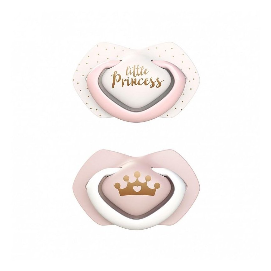 CANPOL BABIES silikoninis simetrinis čiulptukas ROYAL BABY, 0-6 mėn., 2 vnt., 22/650_pin