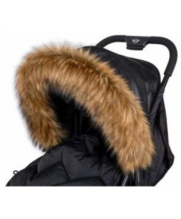 Cottonmoose Foxy - universalus kołnierz / futerko na budkę do wózka | Amber