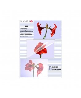 Olympia 1x100 DIN A5 80 micron laminointitasku 100 kpl