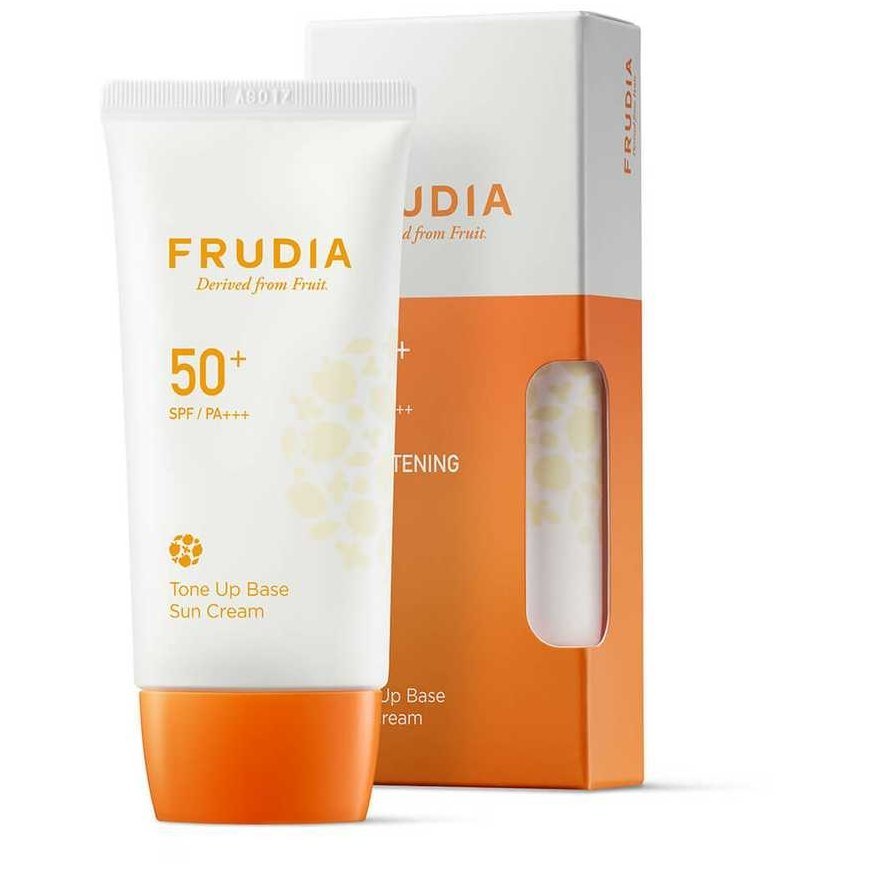 FRUDIA Tone Up Base Sun Kreminis Korygująca koloryt baza pod makijaż su filtrem UV, 50 g – 3