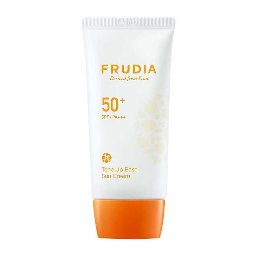 FRUDIA Tone Up Base Sun Kreminis Korygująca koloryt baza pod makijaż su filtrem UV, 50 g – 4