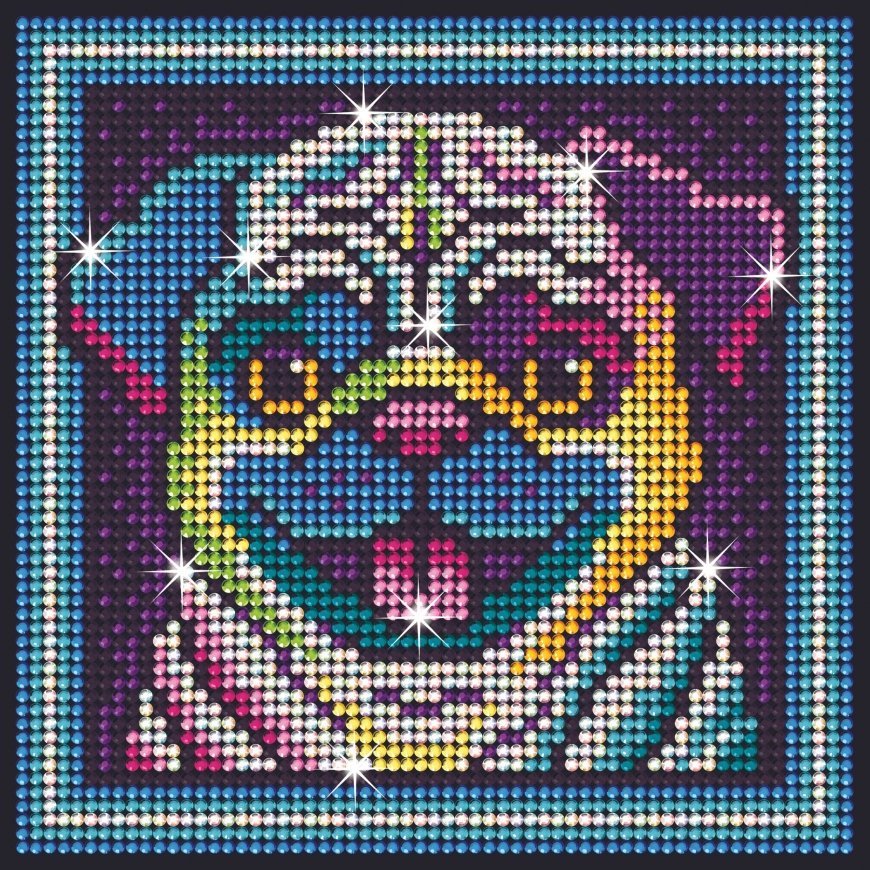 KITFIX DIY set Diamond Art Pug – 2