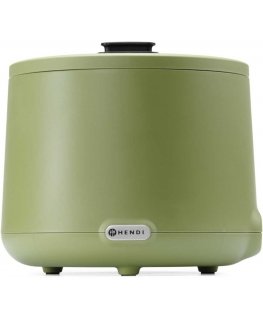 Hendi Kociołek thermos electric do zupy 35-85 C 8 l 500 W - green