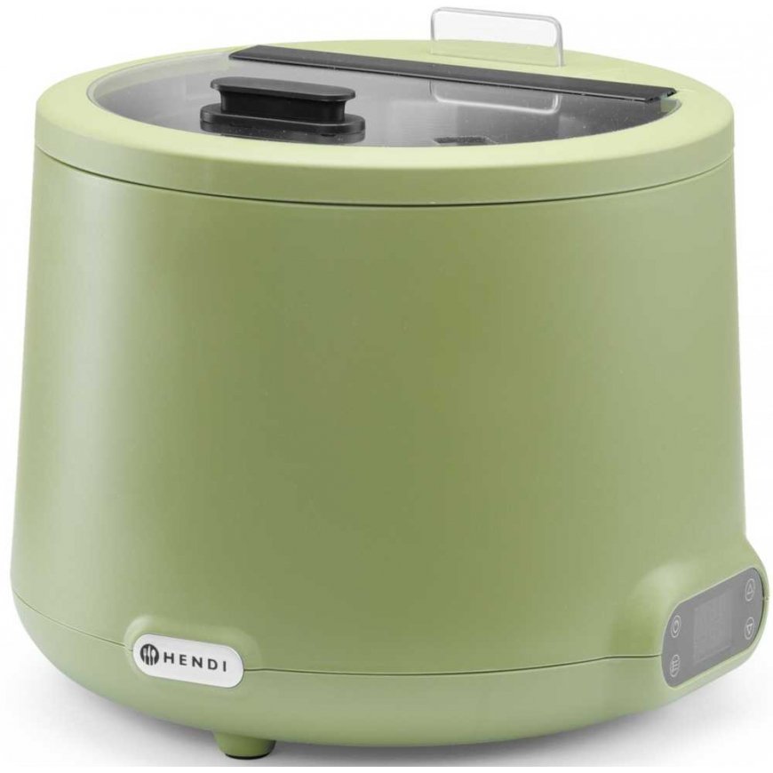 Hendi Kociołek thermos electric do zupy 35-85 C 8 l 500 W - green – 2
