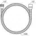 Steel shower hose Ravak, 911.00 150 cm Steel shower hose Ravak, 911.00 150 cm