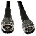 Hismart Kabelis LMR-400, 10m, N-male į N-male