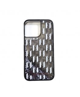 Karl Lagerfeld Liquid Glitter Monogram Gradient Case for iPhone