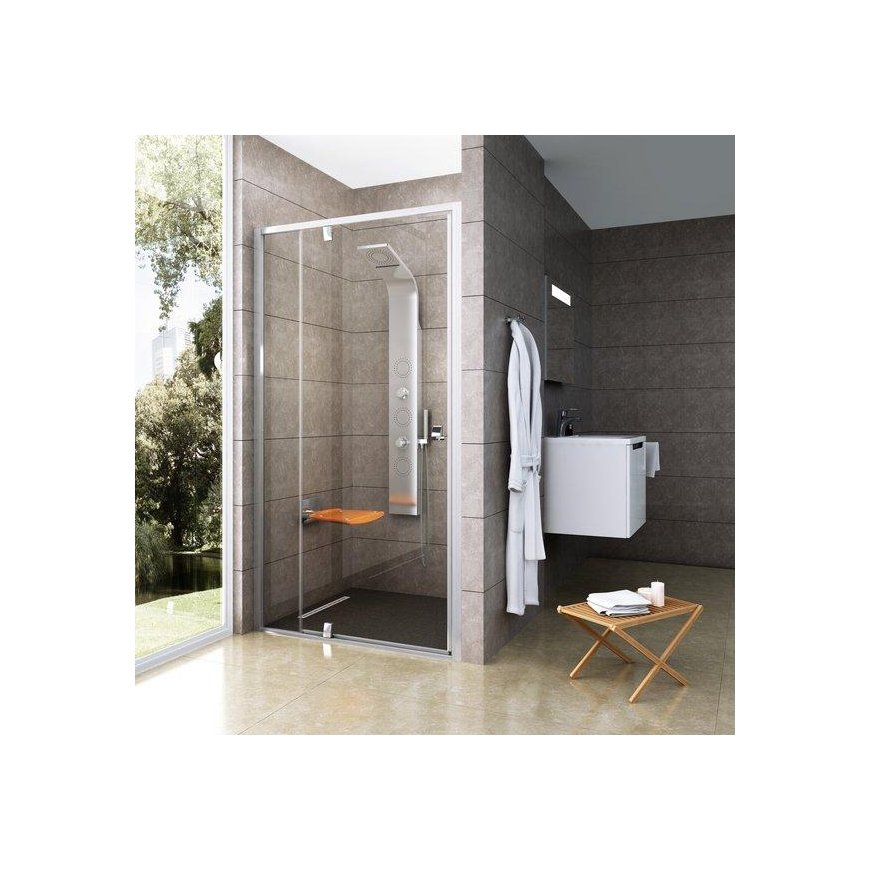 Varstomos dušo durys Ravak Pivot, PDOP2-110, blizgi+stiklas Transparent