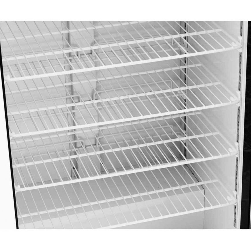 Royal Catering Freezer cabinet, glass freezer, 7 shelves, 580 l, 492 W - white – 5