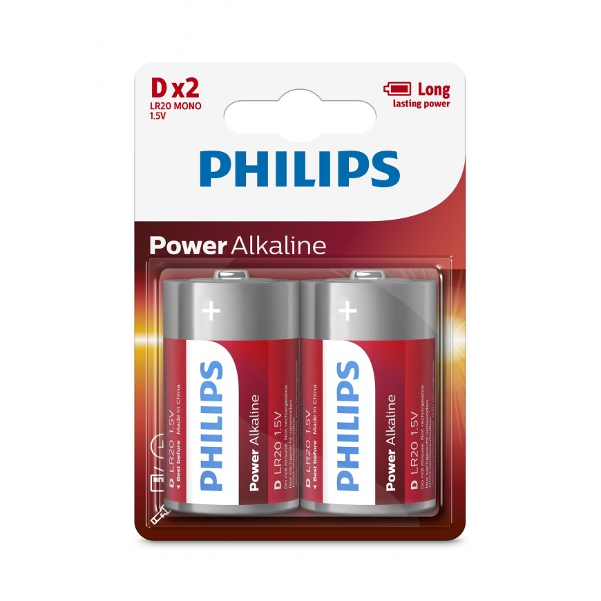 Philips LR20P2B/05 baterija Vienreizējas lietošanas baterija