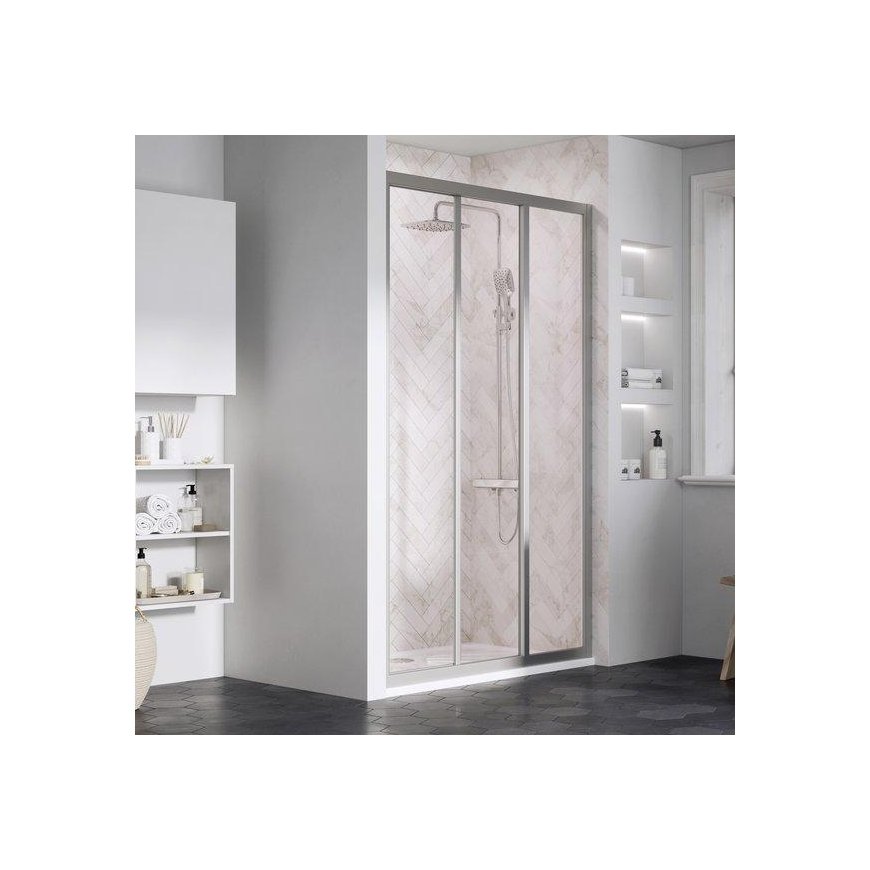 Stumdomos dušo durys Ravak Supernova, ASDP3-90 198, juoda+stiklas Transparent – 5