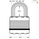 Master Lock Spynelė MasterLock M5EURDLF 52 mm Master Lock Spynelė MasterLock M5EURDLF 52 mm