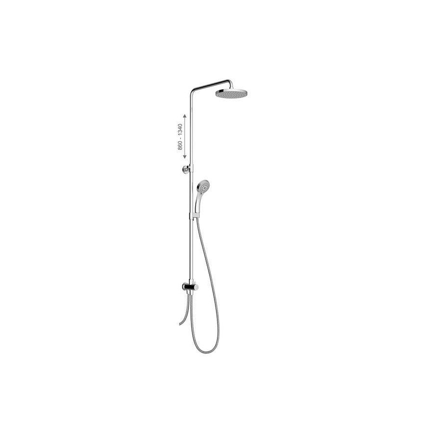 Stationary shower system Ravak DS 090.00, with shower set – 3