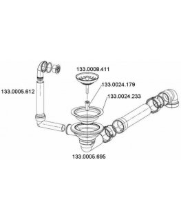 Valve for FRANKE washing machine, manual for Ronda and Sirius washing machine with round overflow