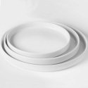 Hendi Talerz with high rim OSLO white 280 x 28 mm - set of 6 pcs.