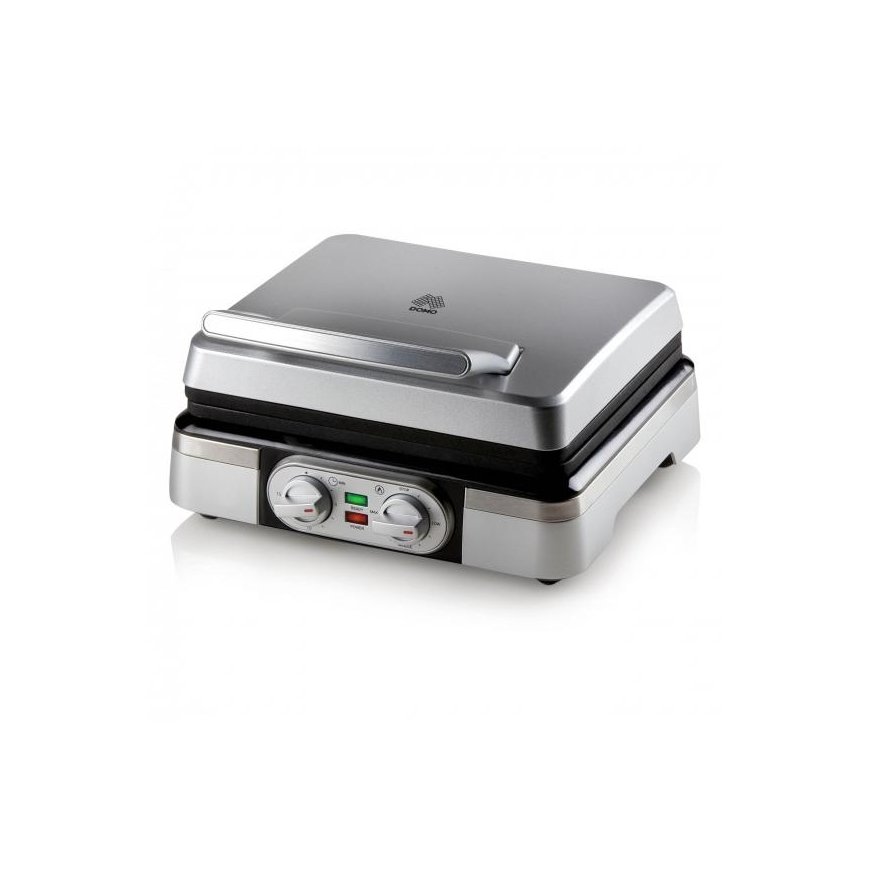 Domo DO9149W vaflinė 2 vafliai 1400 W Sidabras
