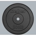 Ketaus svoris 20kg, skylė 31mm, klasikinė plokštė, REBEL ACTIVE Ketaus svoris 20kg, skylė 31mm, klasikinė plokštė, REBEL ACTIVE