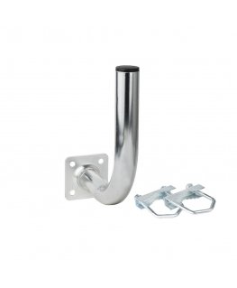 Extralink Balcony handle L200 200mm, with u-bolts M8, steel, galvanized