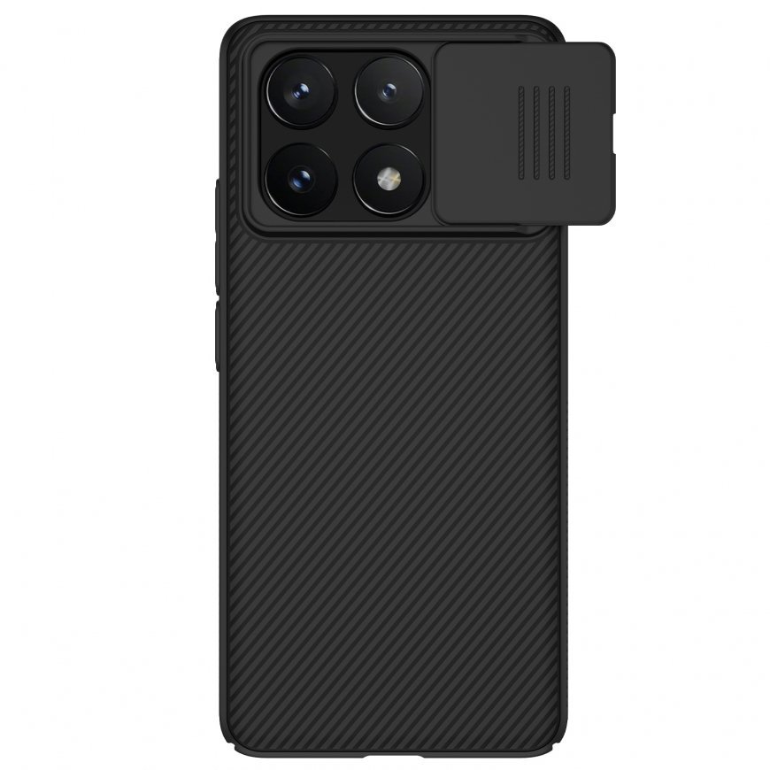 Mobiili tagakaas Nillkin Poco X6 Pro Camshield, must