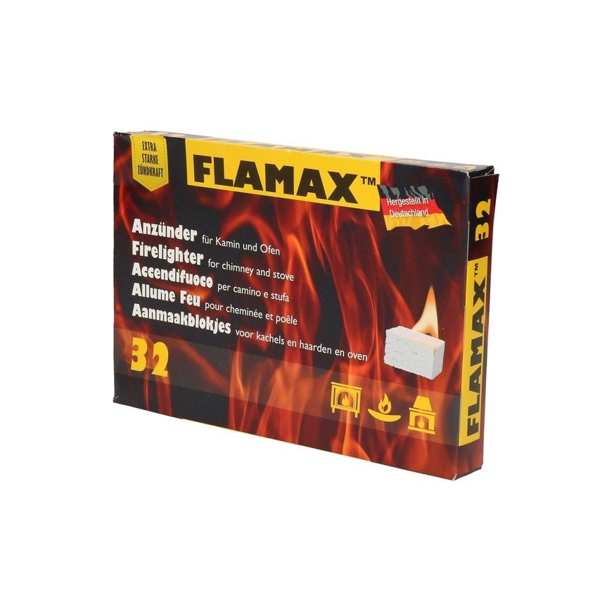 Flamax Paraffin ignition cubes 32gb