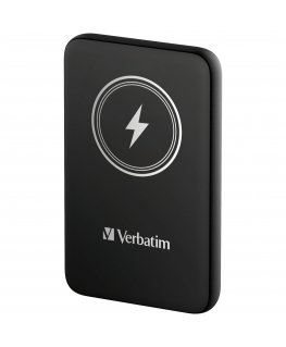 Verbatim Charge 'n' Go Litija polimērs (LiPo) 10000 mAh Bezvadu lādēšana Melns