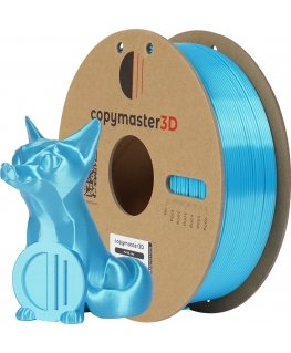 Copymaster3D PLA Silk filament for 3D printer, 1.75 mm, blue