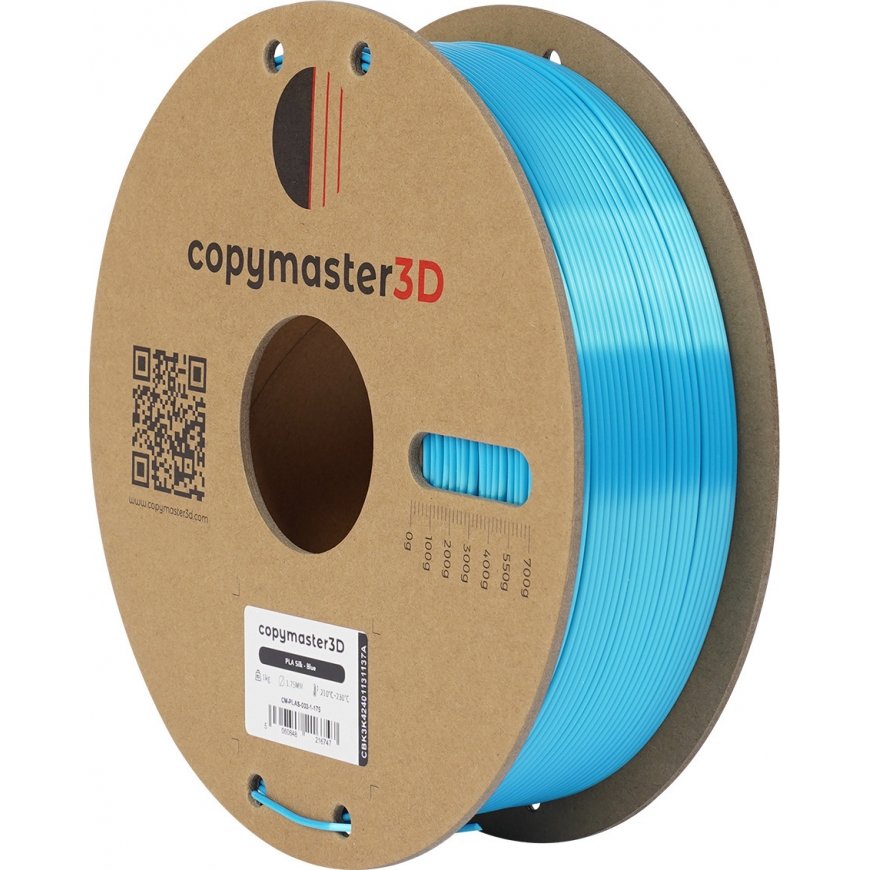Copymaster3D PLA Silk -filamentti 3D -tulostimeen, 1.75 mm, sininen – 3