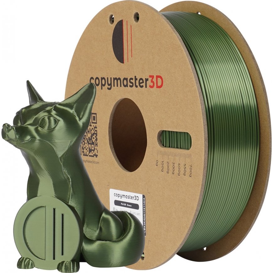 Copymaster3D PLA Silk filament for 3D printer, 1.75 mm, bronze