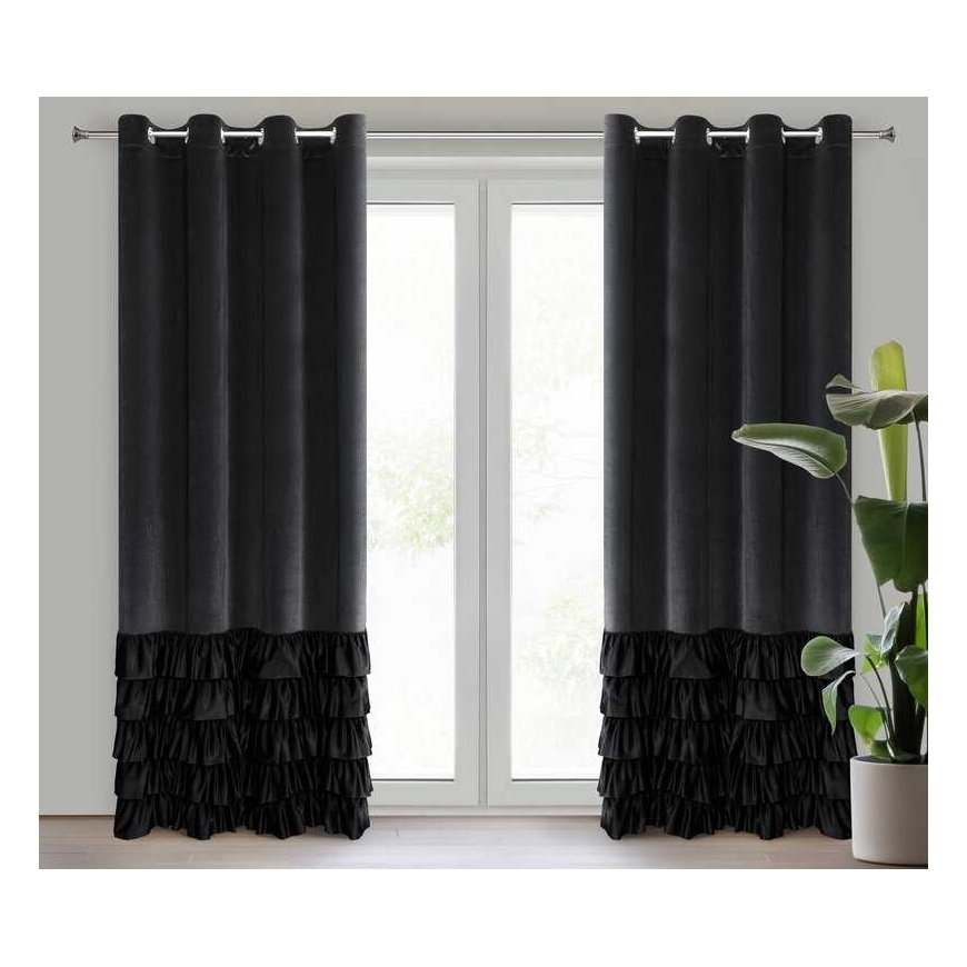 Eurofirany SUPPLY/DANI/Black 140X250 TRANSITION