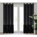 Eurofirany TIEKIMAS/DANI/Juodas 140X250 PERĖJIMAS Eurofirany TIEKIMAS/DANI/Juodas 140X250 PERĖJIMAS