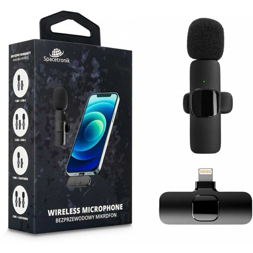 Spacetronik iPhone Lightning IOS Wireless Microphone