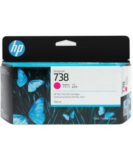 Hewlett Packard (HP) HP 738 130-ML MAGENTA DESIGNJET/INK CARTRIDGE