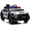 Lean Cars Battery-powered car Dodge Charger Police White and Black