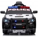 Lean Cars Baterija-powered car Dodge Charger Police Baltas and Juodas