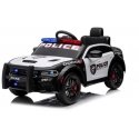 Lean Cars Battery-powered car Dodge Charger Police White and Black