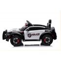 Lean Cars Baterija-powered car Dodge Charger Police Baltas and Juodas