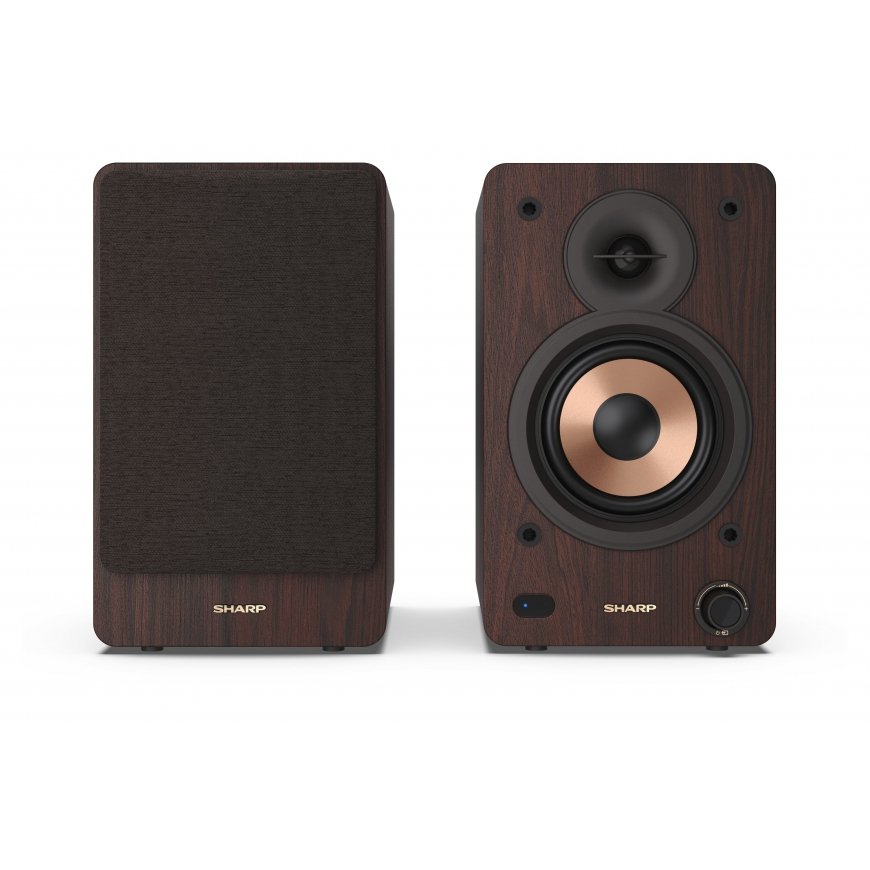 Sharp BOOKSHELF SPEAKERS 2-way Brown Wired & Wireless 60 W – 2