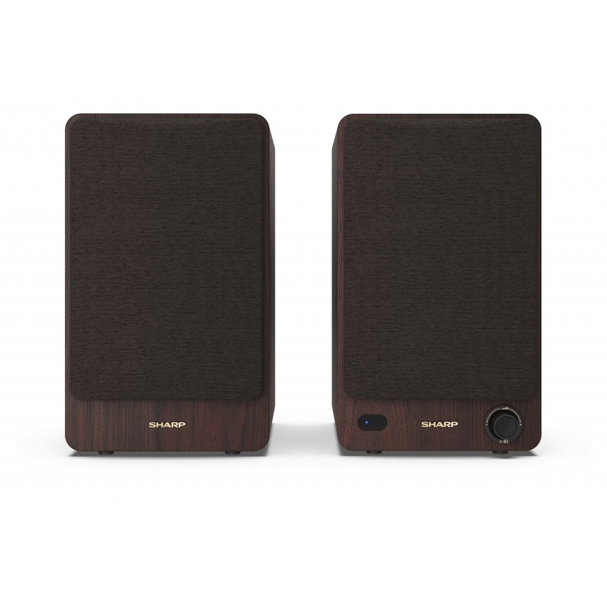 Sharp BOOKSHELF SPEAKERS 2-way Brown Wired & Wireless 60 W – 3