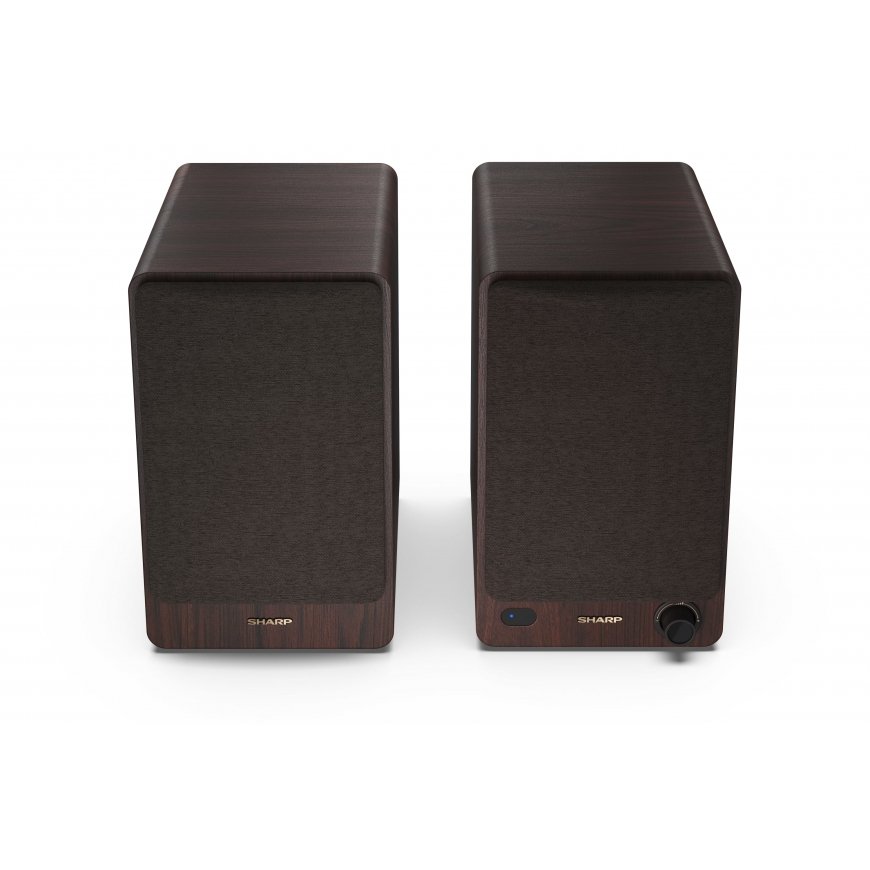 Sharp BOOKSHELF SPEAKERS 2-way Brown Wired & Wireless 60 W – 5