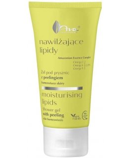 Ava Laboratorium Moisturizing Lipids shower gel with peeling 150ml