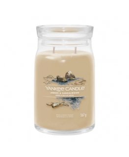 Yankee Candle Amber & Sandalwood восковая свеча Цилиндр Spice Коричневый 1 шт