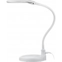 Goobay LED Magnifying Lamp with Base and Clamp, 6 W, white Goobay LED Magnifying Lamp with Base and Clamp, 6 W, white