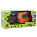 Lean Toys Soap bubble machine Chainsaw orange Lean Toys Soap bubble machine Chainsaw orange