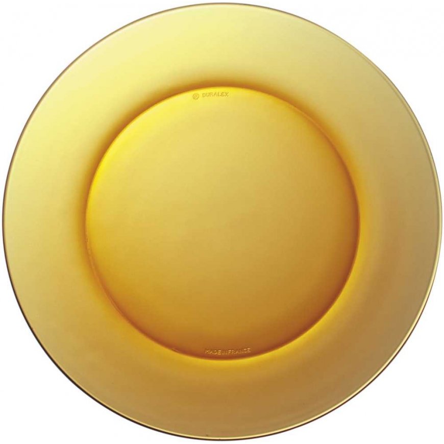 Talerz deserowy Duralex LYS AMBER oranžinė śr. 190 mm - komplektas 6 vnt. – 2
