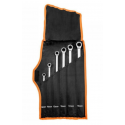 Ratchet ring wrenches, long, set of 6, 8 - 19 mm, soft case Ratchet ring wrenches, long, set of 6, 8 - 19 mm, soft case