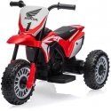 Baby Mix Honda CRF 450R - pojazd, motocykl na akumulator | Raudona Baby Mix Honda CRF 450R - pojazd, motocykl na akumulator | Raudona